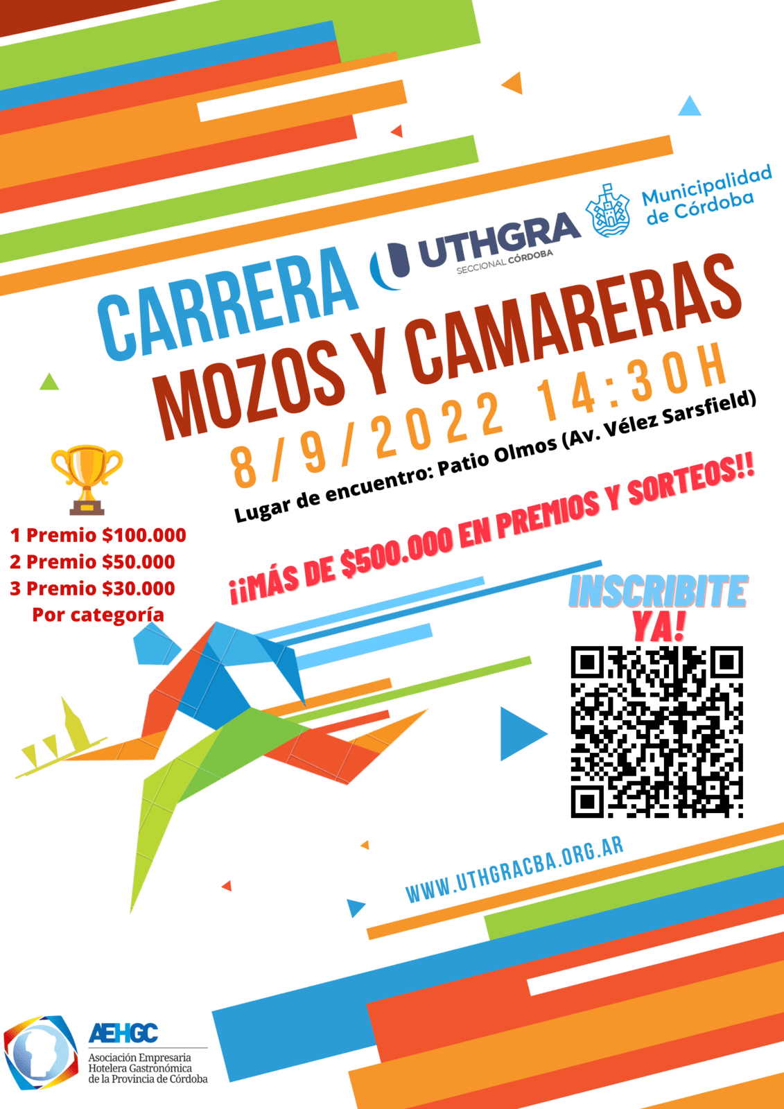 Inscripción y Reglamento Carrera de Mozos y Camareras 2022